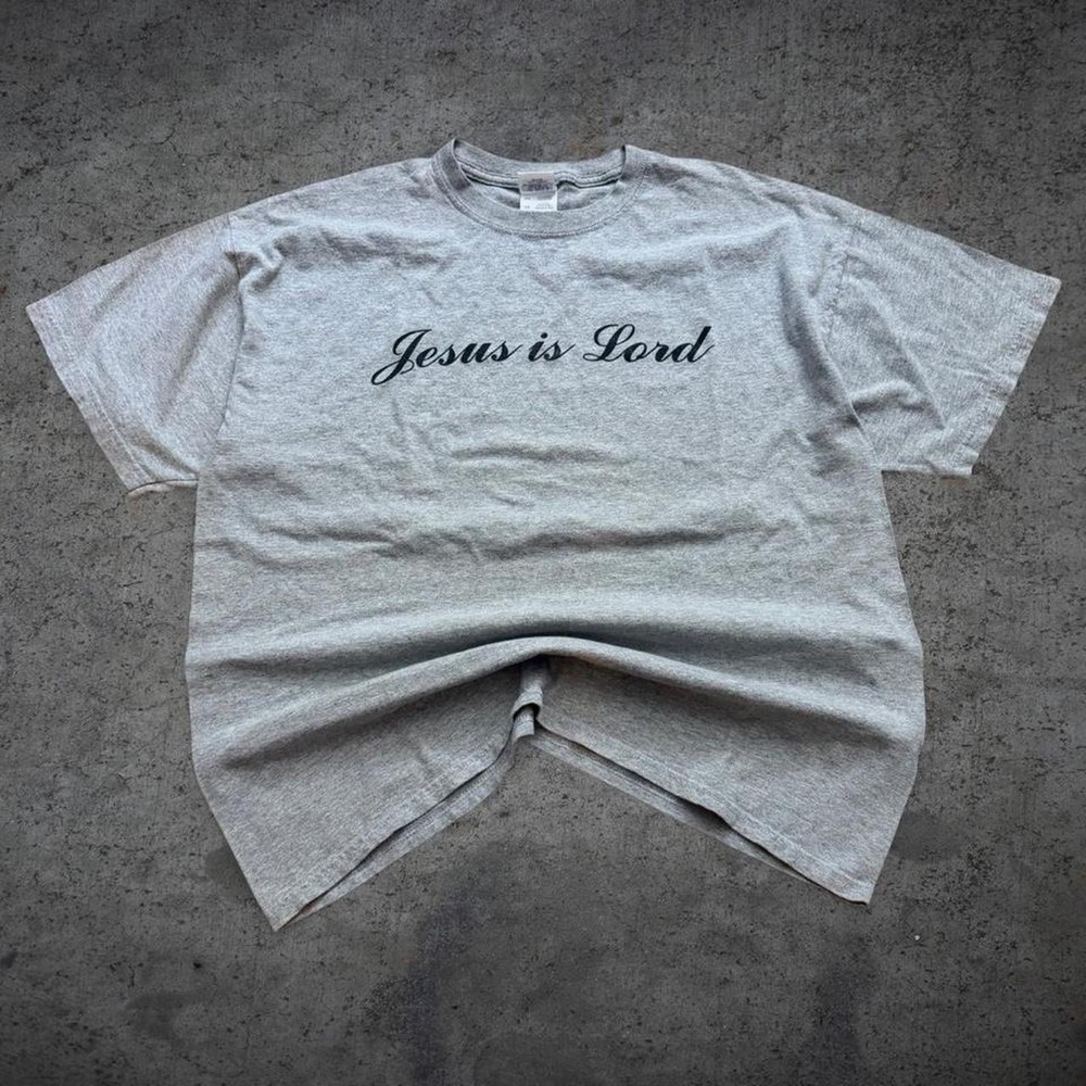 Vintage Jesus Is Lord T-Shirt Size XL Y2K 2000s Kanye Retro